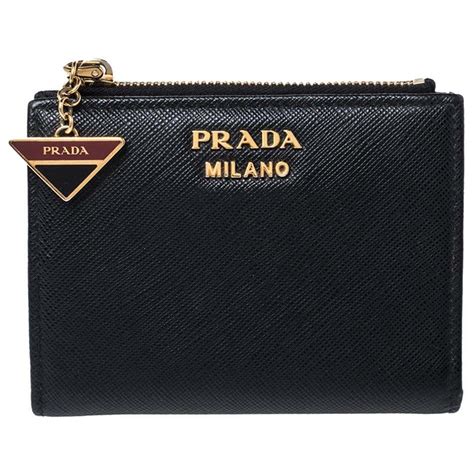 prada saffiano metal compact wallet|prada saffiano wallet sale.